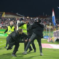 Kaos nakon utakmice Istra 1961 - Hajduk 26.11.2023.