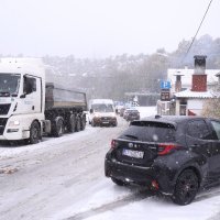 Zbog snijega kod Klisa došlo do nezgode