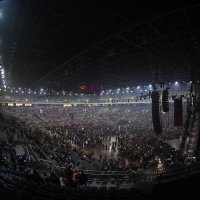 Atmosfera u Areni uoči početka koncerta Aleksandre Prijović