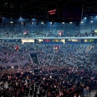 Atmosfera u Areni uoči početka koncerta Aleksandre Prijović