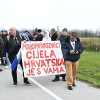 Svinjogojci prosvjeduju i blokiraju promet