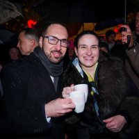 Upaljene lampice na Zrinjevcu