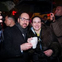 Upaljene lampice na Zrinjevcu