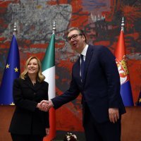 Giorgia Meloni u Beogradu
