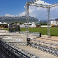 Pripremni radovi za festival Ultra na stadionu Park mladeži