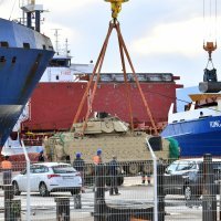 Iskrcavanje vozila Bradley