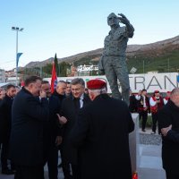 Otrkivanje spomenika Franji Tuđmanu