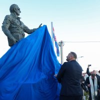 Otrkivanje spomenika Franji Tuđmanu