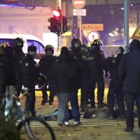 Sukob policije s Torcidom nakon utakmice Lokomotiva - Hajduk