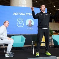 Mario Mlinarić i Dubravka Šuica u aktivnoj stanci na konferenciji o demografiji