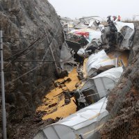 Prevrnuti vlak kod Rijeke