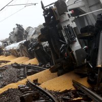 Prevrnuti vlak kod Rijeke