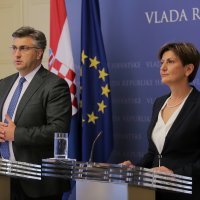 Andrej Plenković i Martina Dalić