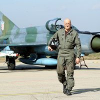 Ivan Selak i MiG-21 HRZ-a na Plesu 2014. godine