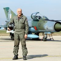 Ivan Selak i MiG-21 HRZ-a na Plesu 2014. godine