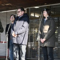 Prosvjed ispred Filozofskog fakulteta