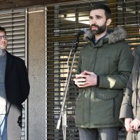 Prosvjed ispred Filozofskog fakulteta