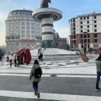 Božićno drvce u Skoplju