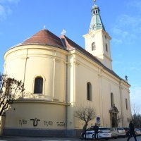 Ustaški grafiti na pravoslavnoj crkvi u Bjelovaru