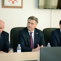 Andrej Plenković u Sisku