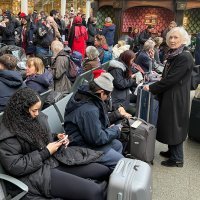 Gužve na stanici za La Manche