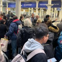 Gužve na stanici za La Manche