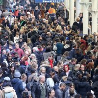 Gužve na stanici za La Manche