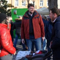 Peđa Grbin na blagdanskom druženju u Puli