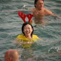 Tradicionalno novogodišnje kupanje Puljana