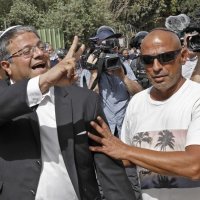 Ben Gvir na cesti prilikom sukoba 2021.