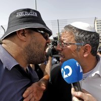 Ben Gvir na cesti prilikom sukoba 2021.