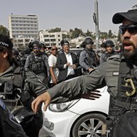 Ben Gvir na cesti prilikom sukoba 2021.