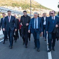 Plenković na Lapadskoj obali u Dubrovniku
