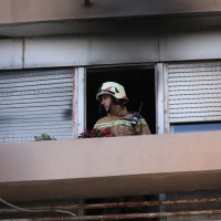 Požar u zgradi na Mertojaku