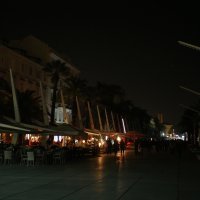 Javna rasvjeta na splitskoj Rivi tijekom akcije Sat za planetu Zemlju