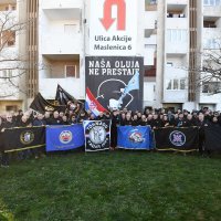 Prosvjed protiv uklanjanja murala u Zadru