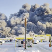 Požar u skladištu online trgovine Wildberries u Sankt Peterburgu