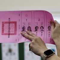 Prebrojavanje glasova na izborima u Tajvanu