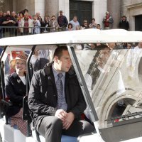 Kraljica Margareta II i princ Henrik u obilasku Peristila 2014.