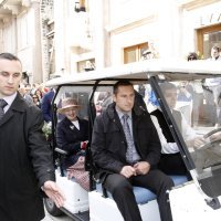 Kraljica Margareta II i princ Henrik u obilasku Peristila 2014.