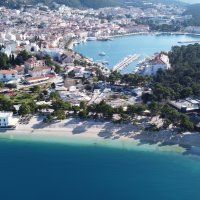 Makarska, predio Peškera, snimke dronom