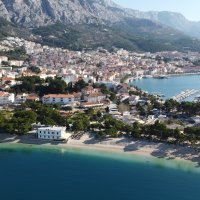 Makarska, predio Peškera, snimke dronom