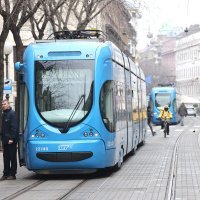 Zastoj tramvaja u Zagrebu