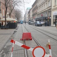Zastoj tramvaja u Zagrebu