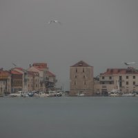 Kišno jutro u Kaštel Štafiliću