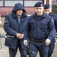 Privođenje osumnjičenih za požar u tvrtki Drava International