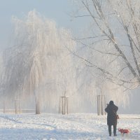 Karlovac uz rijeku Koranu na hladnih -11 stupnjeva