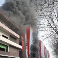 Požar na tržnici HECO u Sarajevu