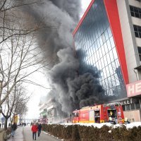 Požar na tržnici HECO u Sarajevu