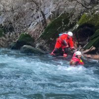 Spašavanje psa iz kanjona rijeke Čikole